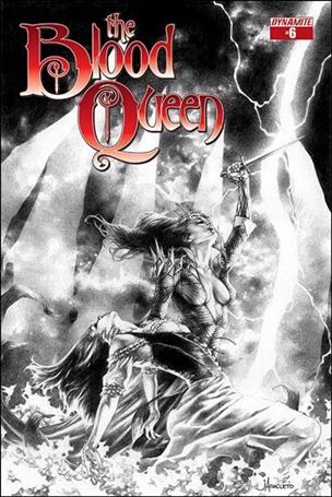Blood Queen issue 6-D Jay Anacleto 1:25 Black & White Cover