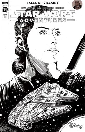 Star Wars Adventures (2020) issue 14-C Francesco Francavilla 1:10 Black & White Cover