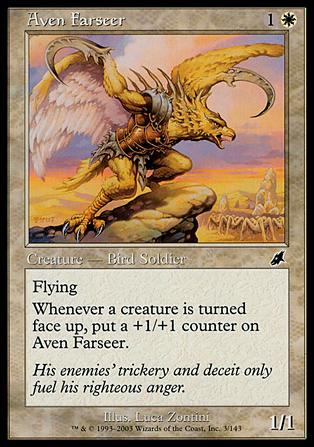 Magic the Gathering: Scourge (Base Set) card 3 Aven Farseer