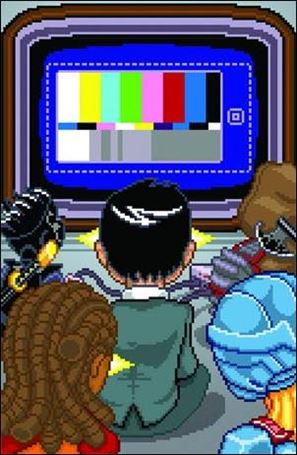 Unity (2013) issue 1-G Donovan Santiago 8-Bit Evolution Cover