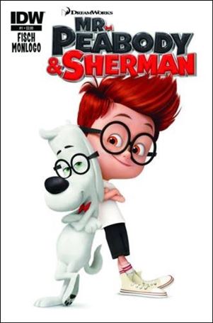 Mr. Peabody & Sherman issue 1-C Animation Art Subscription Cover