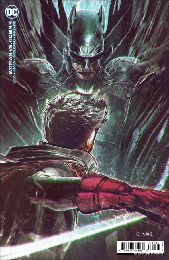 Batman vs Robin issue 4-D John Giang 1:25 Cardstock Cover