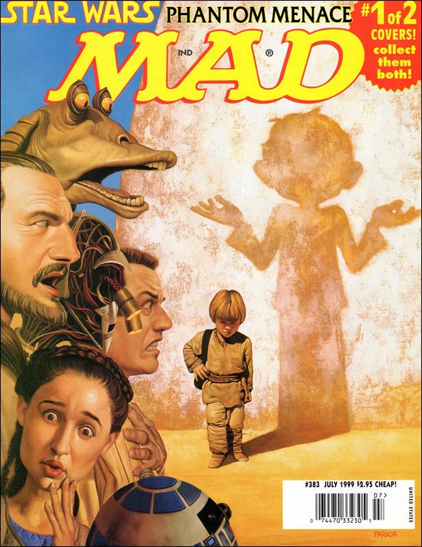 MAD (1955) issue 383 Anakin with Alfred Shadow Cover