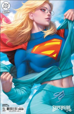 Supergirl (2025) issue 2-B Stanley 'Artgerm' Lau Cardstock Cover