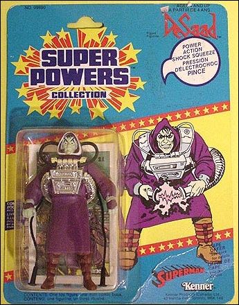 Super Powers Collection Action Figures (1984) figure 20-B Desaad (Canadian Card)