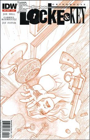 Locke & Key: Grindhouse issue nn-D Red Sketch (2nd Printing) Cover