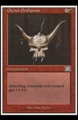 Magic the Gathering: 6th Edition (Base Set) card 197 Orcish Oriflamme
