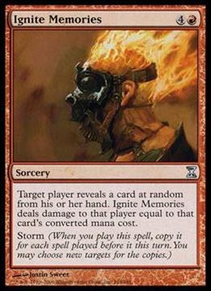 Magic the Gathering: Time Spiral (Base Set) card 164 Ignite Memories