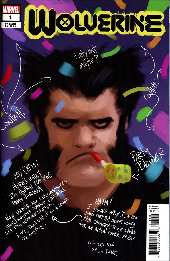 Wolverine (2020) issue 1-P Rahzzah Party Sketch Cover