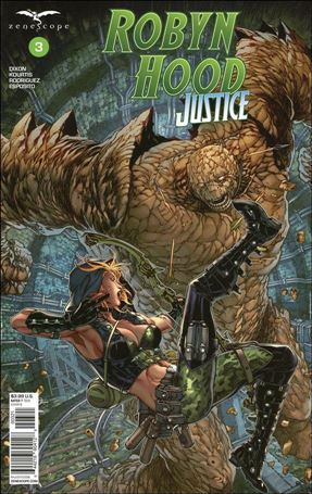 Robyn Hood: Justice issue 3-B Harvey Tolibao Cover