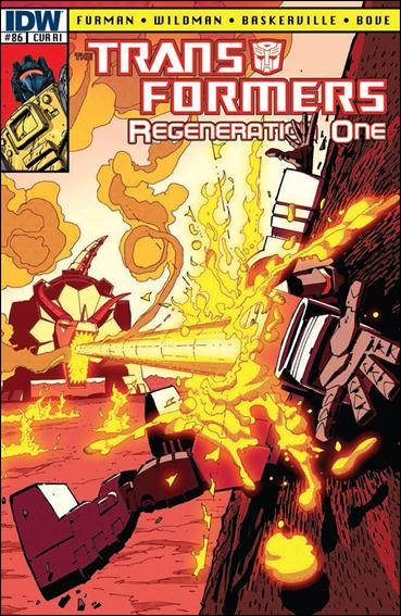 Transformers: Regeneration One issue 86-C Geoff Senior 1:10 Cover