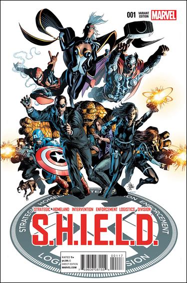 S.H.I.E.L.D. (2015) issue 1-D Mike Deodato Jr. 1:25 Cover