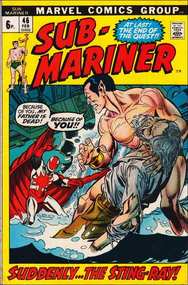 Sub-Mariner (1968) issue 46-B UK Price Cover