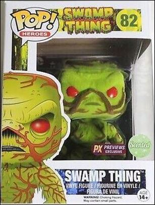POP! Heroes figure 82-D Swamp Thing (Scented) Previews Exclusive