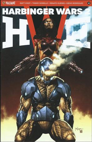 Harbinger Wars 2 issue 4-B Mico Suayan Cover