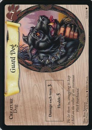 Harry Potter (Base Set) card 53 Guard Dog