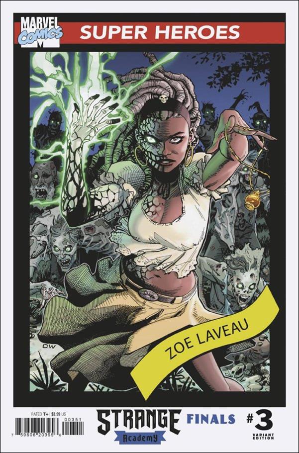 Strange Academy: Finals issue 3-C Dustin Weaver Trading Card Cover