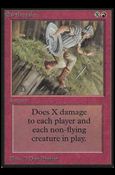 Magic the Gathering: Limited Edition Alpha (Base Set) card 146 Earthquake