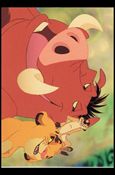 Lion King: Series II (Base Set) card 141 No Worry and Responsibility?