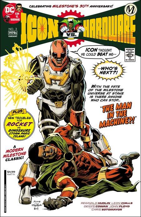 Icon vs. Hardware issue 3-C Darryl Banks 1:25 Cover
