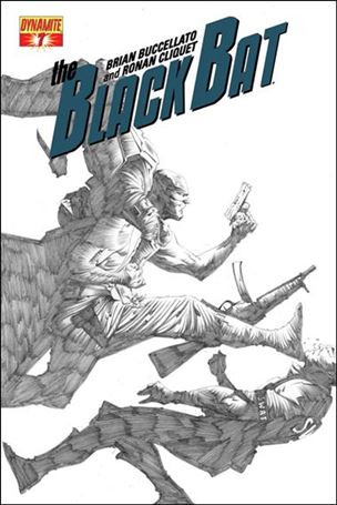 Black Bat (2013) issue 7-D Jae Lee 1:xx Black & White Cover