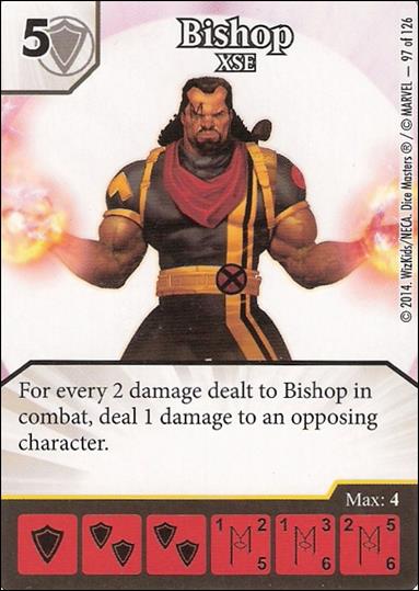 Marvel Dice Masters Uncanny X-Men  card 97 Bishop: XSE