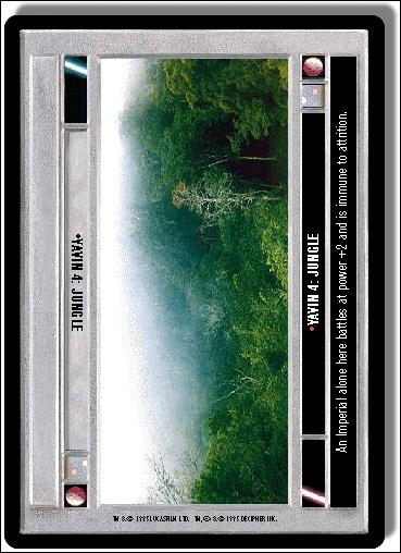 Star Wars: Premiere Limited (Base Set) card 131 Yavin 4: Jungle