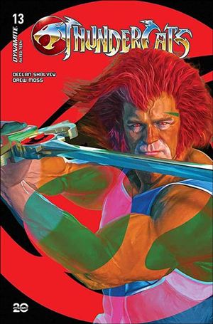 Thundercats (2024) issue 13-W Mark Spears Red Background Cardstock Cover