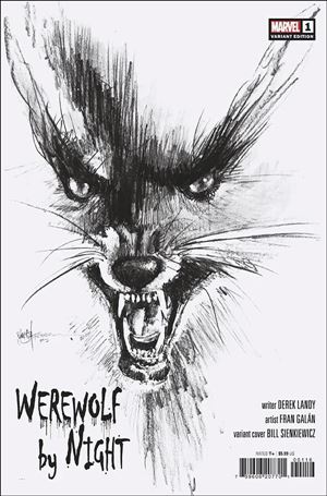 Werewolf by Night (2023) issue 1-D Bill Sienkiewicz 1:25 B&W Cover