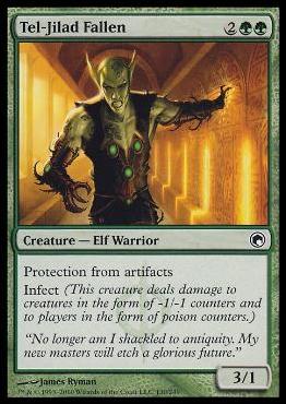 Magic the Gathering: Scars of Mirrodin (Base Set) card 130 Tel-Jilad Fallen