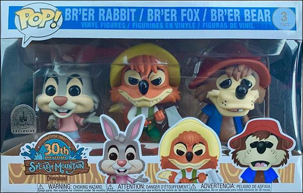 POP! Disney Multi-Packs figure nn25 Br'er Rabbit / Br'er Fox / Br'er Bear Disney Parks