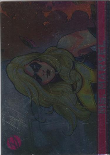 Marvel Dangerous Divas (Parallel Foil Base Set) card 8 Ms. Marvel