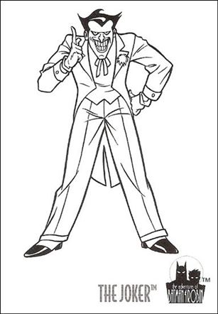 Adventures of Batman & Robin (Coloring Subset)  card C3 The Joker