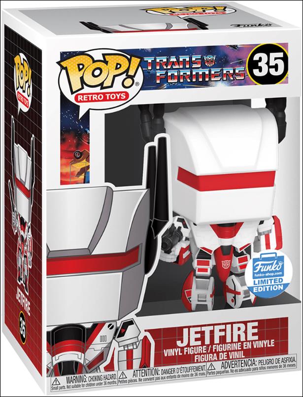 POP! Retro Toys figure 35 Jetfire Funko Shop Exclusive
