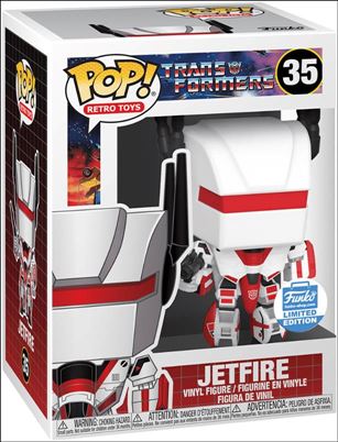 POP! Retro Toys figure 35 Jetfire Funko Shop Exclusive