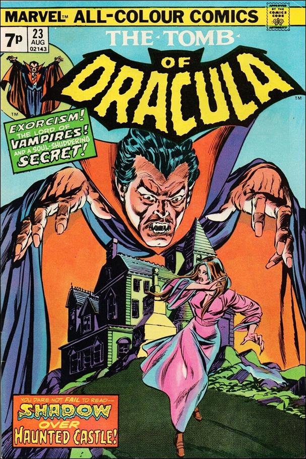 Tomb of Dracula (1972) issue 23-B UK Price Cover