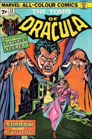 Tomb of Dracula (1972) issue 23-B UK Price Cover