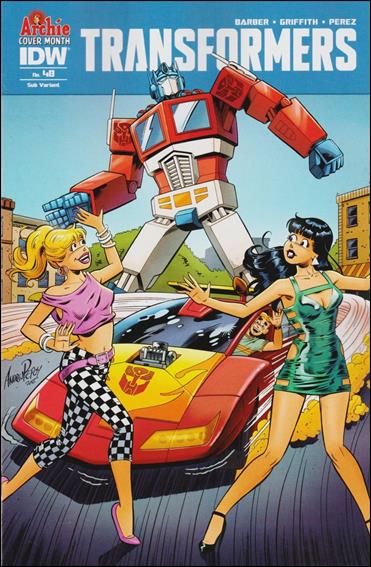 Transformers (2014) issue 48-B Andrew Pepoy "Archie" Subscription Cover