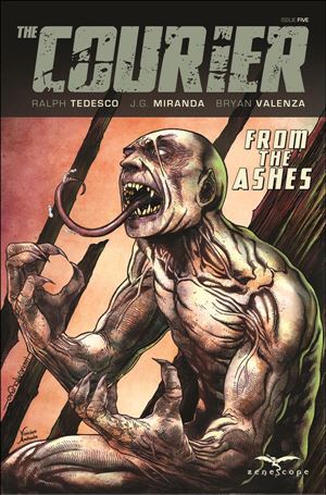 Courier: From the Ashes issue 5-D Harvey Tolibao Cover