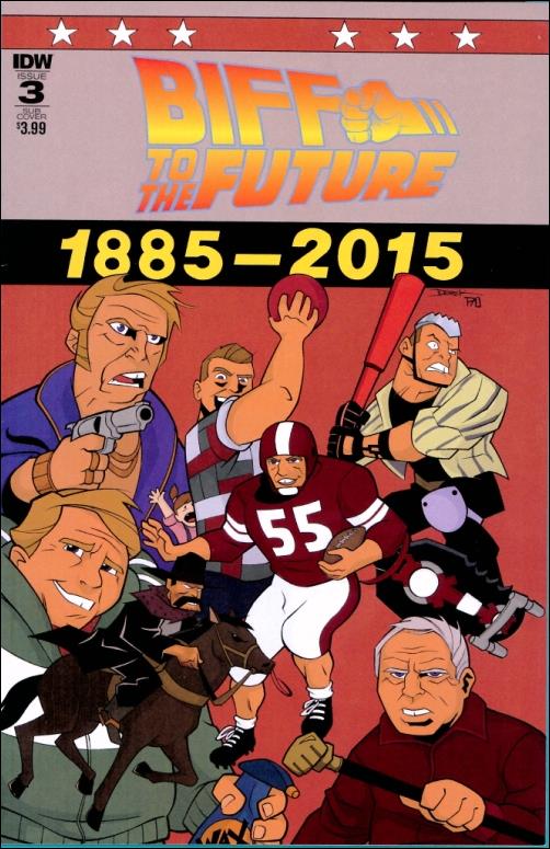 Back to the Future: Biff to the Future issue 3-B  Derek Fridolfs Cover