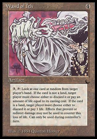 Magic the Gathering: The Dark (Base Set) card 114 Wand of Ith