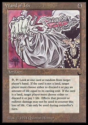 Magic the Gathering: The Dark (Base Set) card 114 Wand of Ith