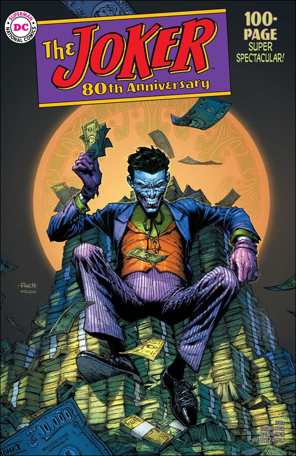 Joker 80th Anniversary 100-Page Super Spectacular issue 1-C David Finch 1950s Cover