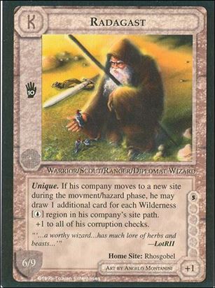 Middle-Earth: The Wizards (Base Set) card 353 Radagast