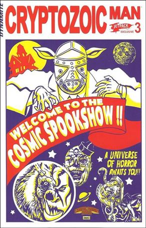 Cryptozoic Man issue 3-D Flanagan & Jansen Jetpack Comics Cover