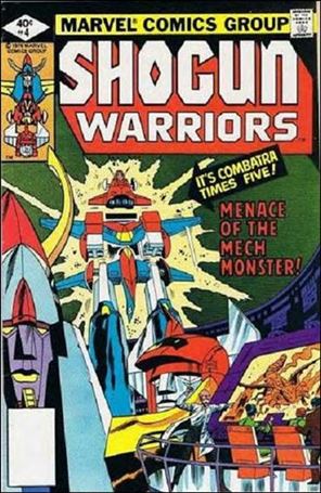 Shogun Warriors issue 4-C Whitman Cover