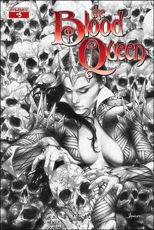 Blood Queen issue 5-D Jay Anacleto 1:25 Black and White Cover