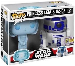POP! Star Wars Multi-Packs figure nn8 Princess Leia & R2-D2 2 Pack SDCC 2017