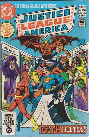 Justice League of America (1960) issue 194-B UK Price Cover