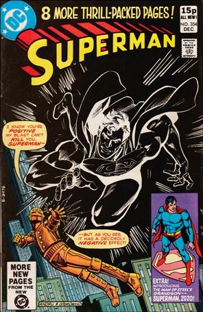 Superman (1939) issue 354-B UK Price Cover